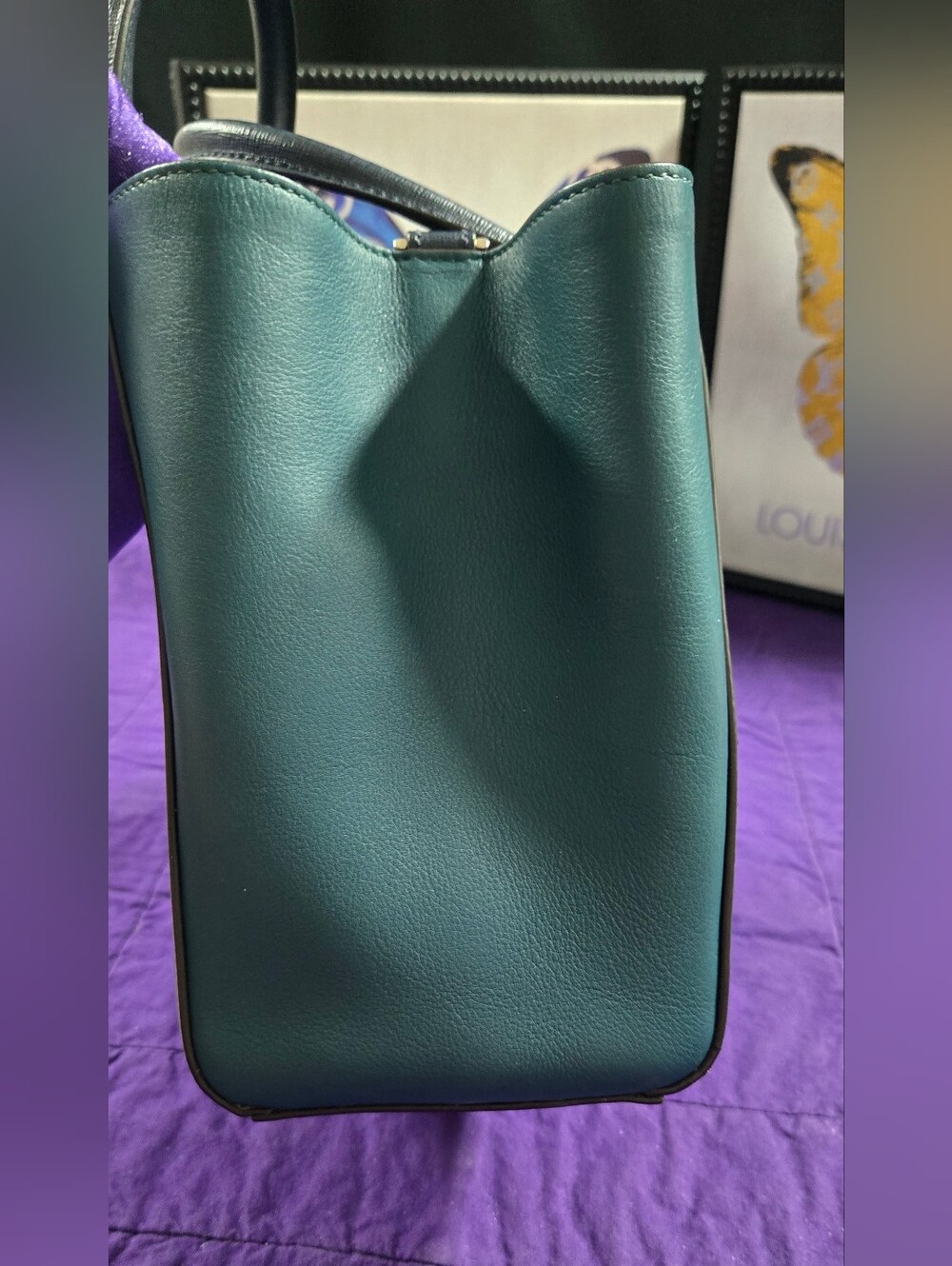 FENDI Rare Colorblock 2Jours Leather Crossbody Satchel - Picture 3 of 16